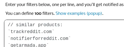 TrackReddit competitor mention