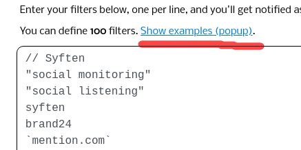 SaaS activation example above the setup form
