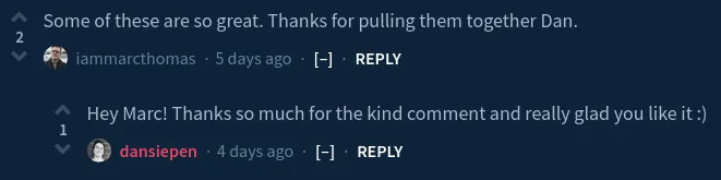 Indie Hackers post promoting the case studies article