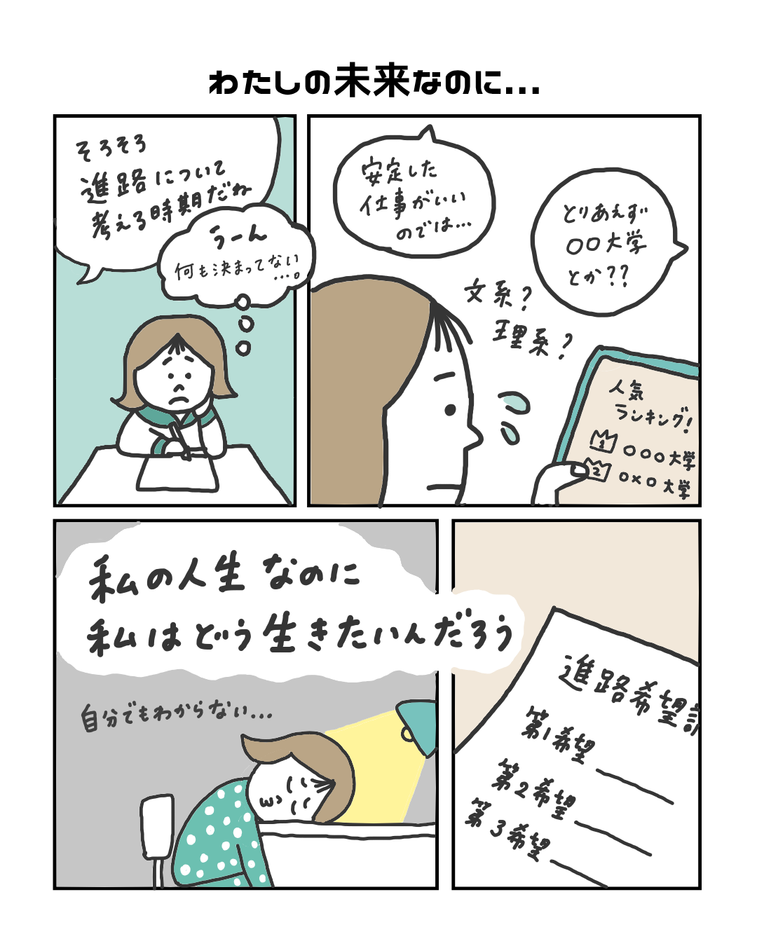 4コマ①_わたしの未来なのに...
