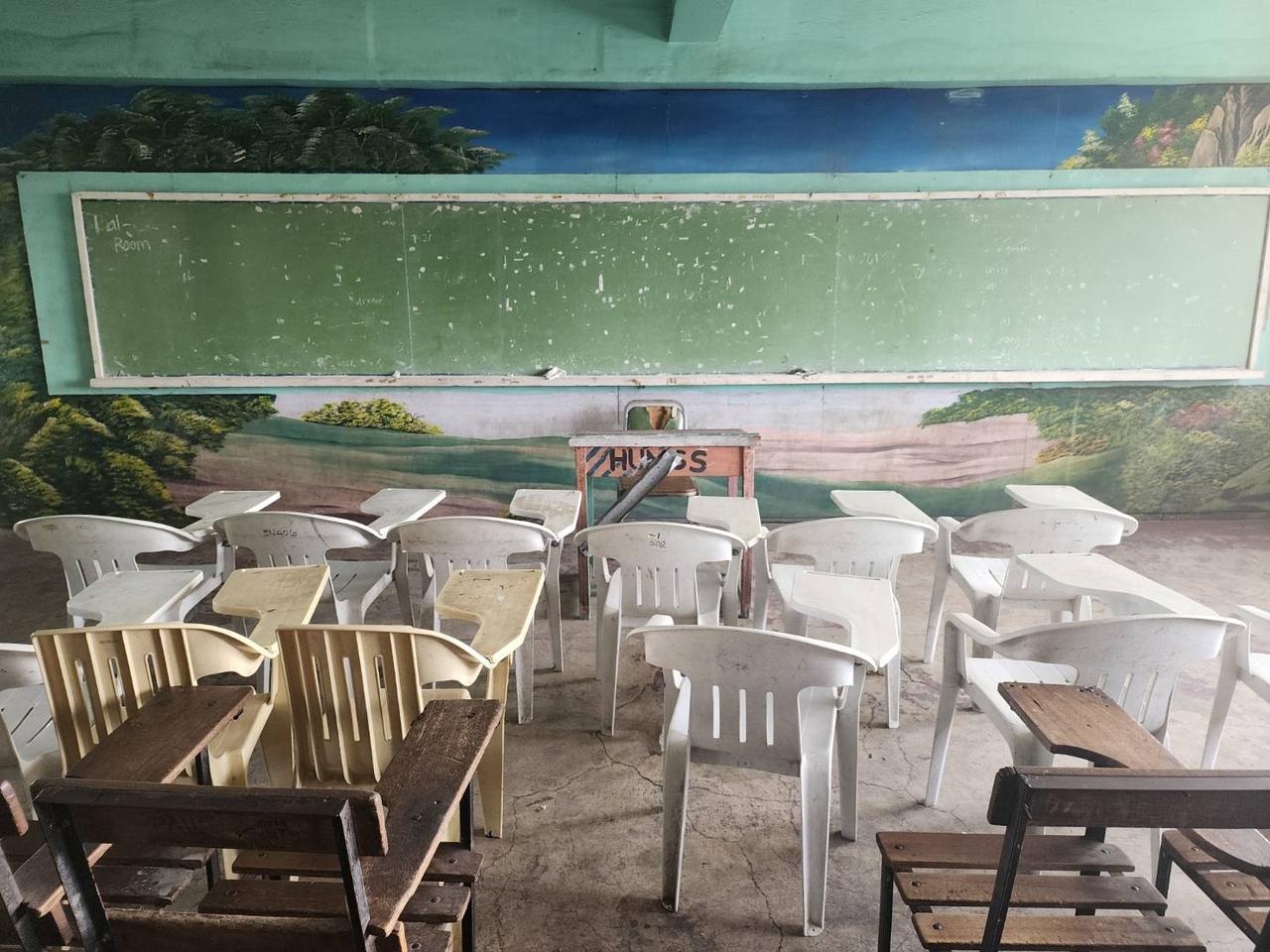 The image of a classroom in Cebu, Philippines