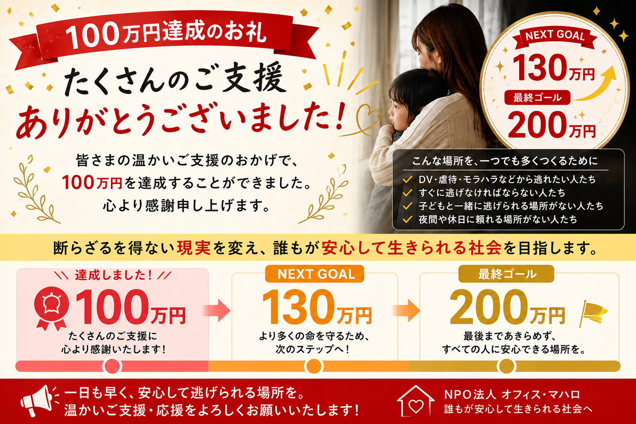 オフィスマハロ　お礼バナー