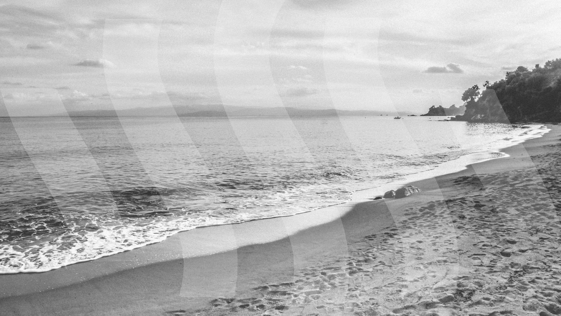 Black and White Beach