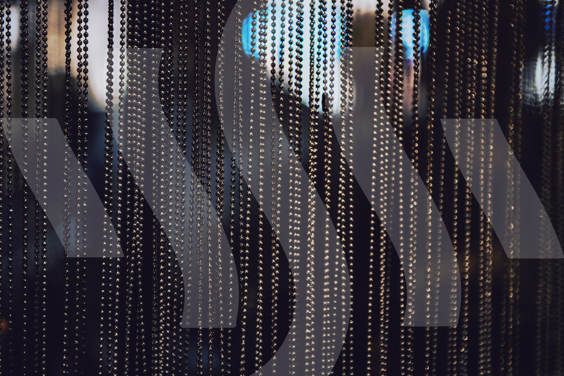 Black Bead Curtain