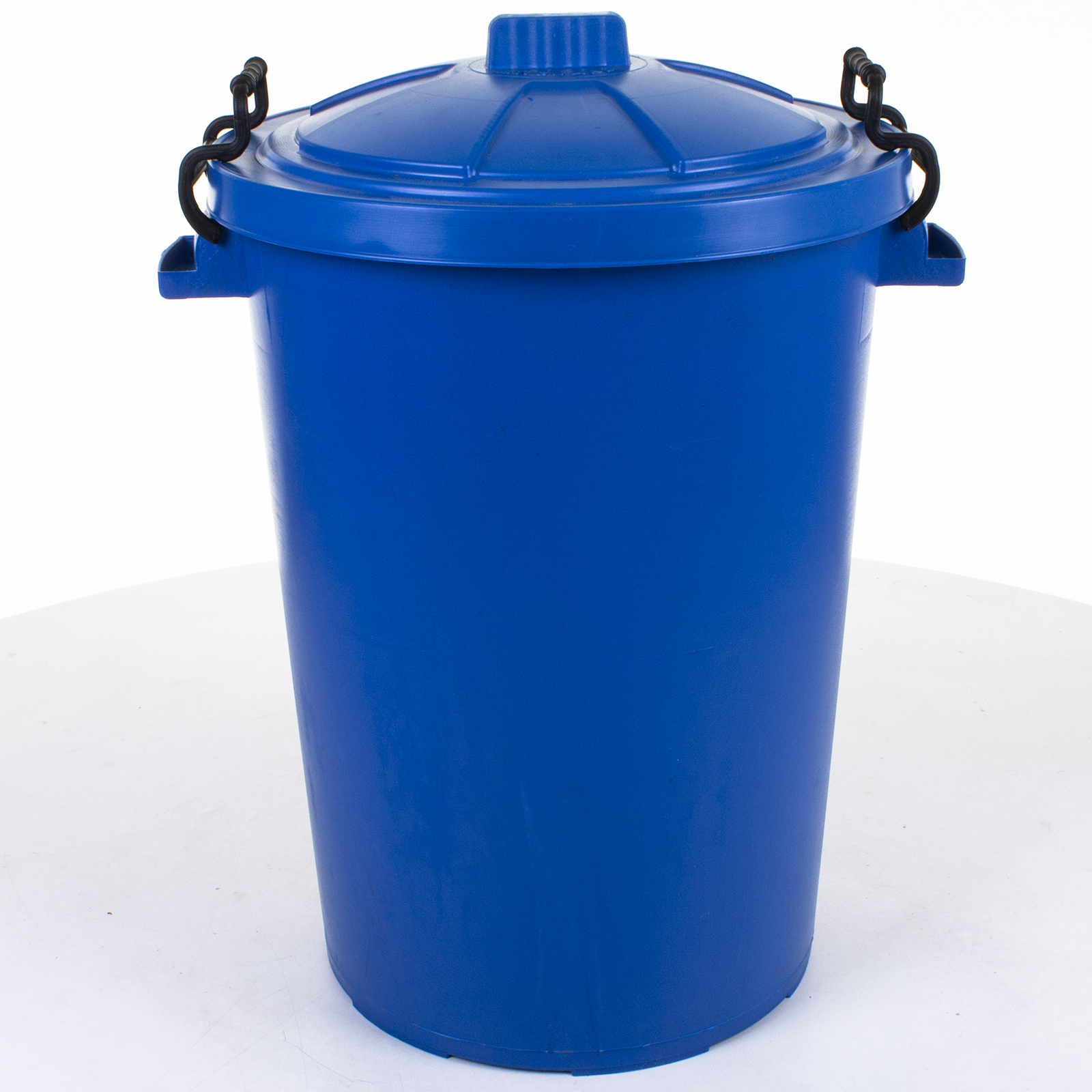 80L OUTDOOR PLASTIC WASTE BIN TRASH CAN RUBBISH HEAVY DUTY COLOURED UK