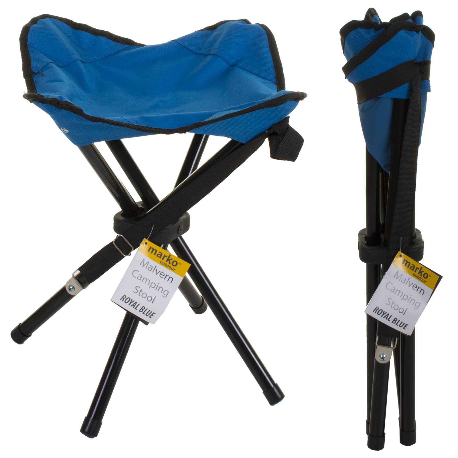 details about camping stool outdoor folding tripod seat hiking fishing  festival bbq chair quad