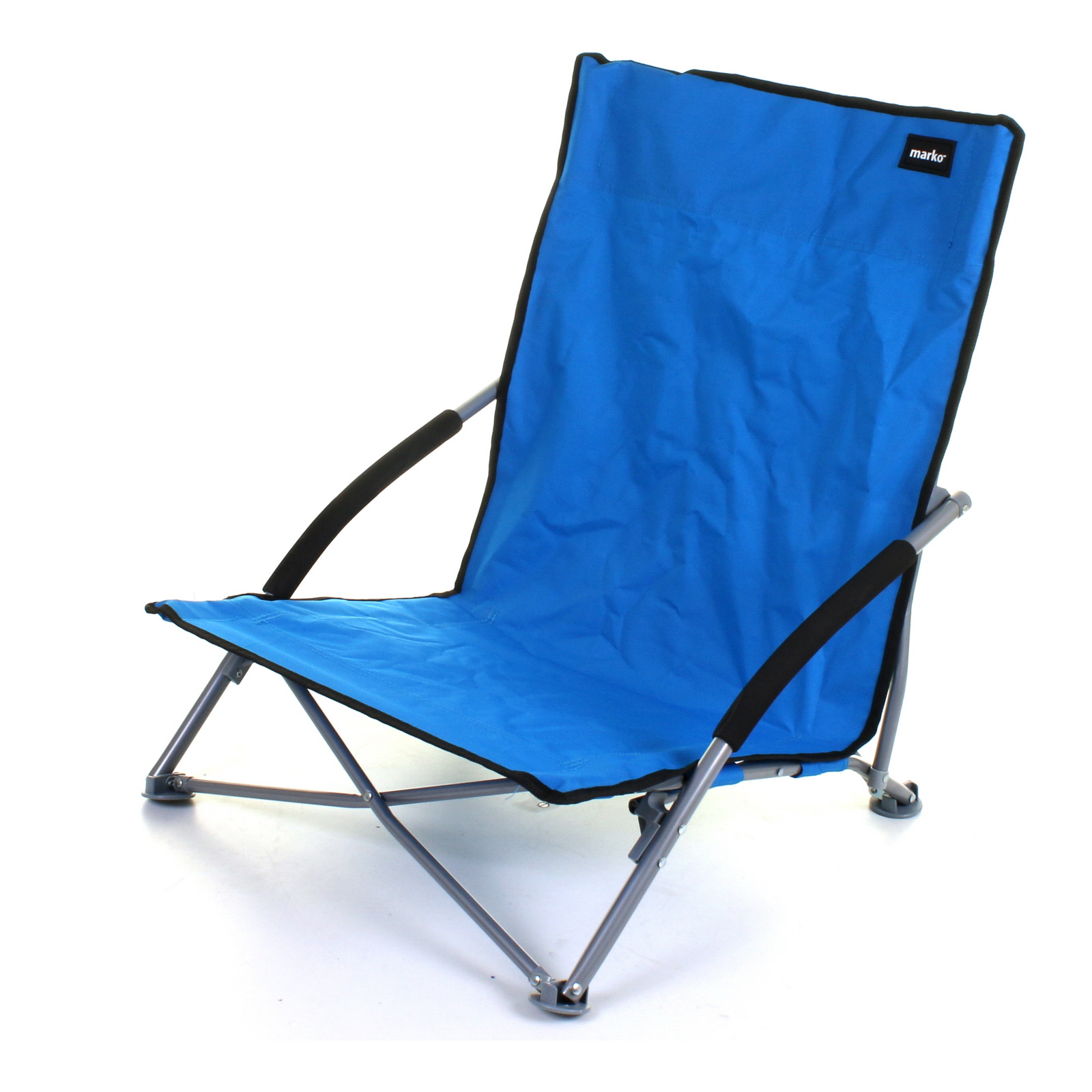 FOLDING LOW SLUNG BEACH CHAIR OUTDOOR CAMPING FESTIVAL DECK RELAXER LIGHTWEIGHT | eBay