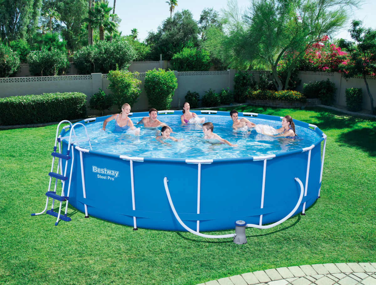 Outdoor Inflatable Swimming Paddling Pool Garden Family Pools Kids ...