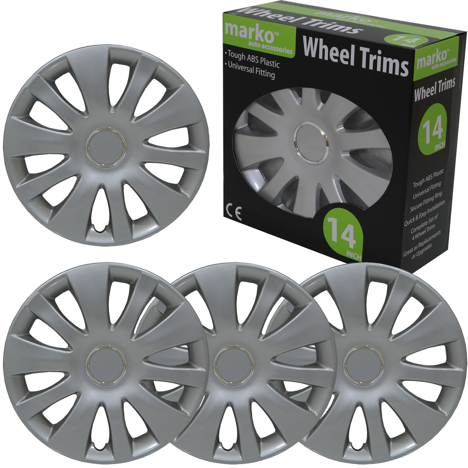 14 inch wheel trims halfords