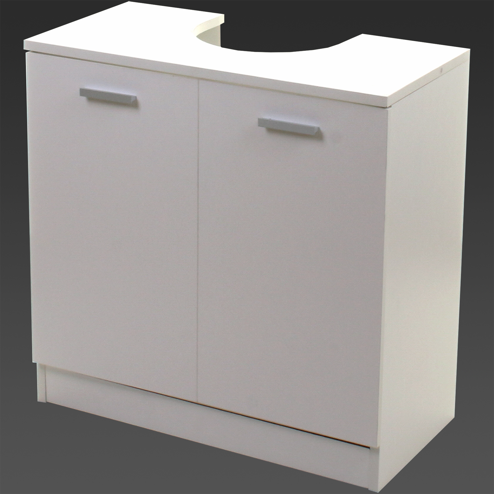 UNDER SINK CABINET BASIN STORAGE UNIT CUPBOARD BATHROOM WOOD WHITE