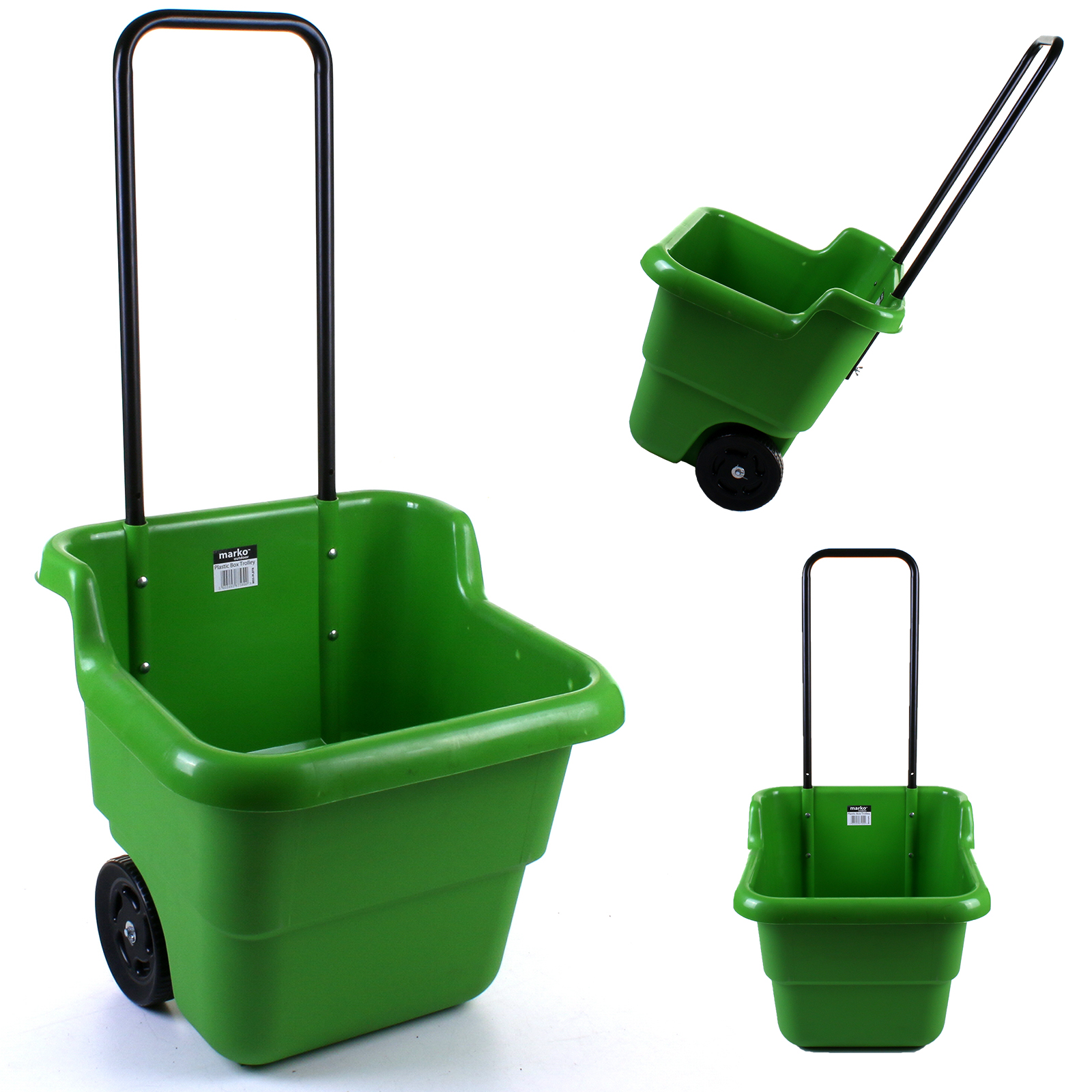 Shopping Trolleys Marko Storage Solutions Green Plastic Shopping