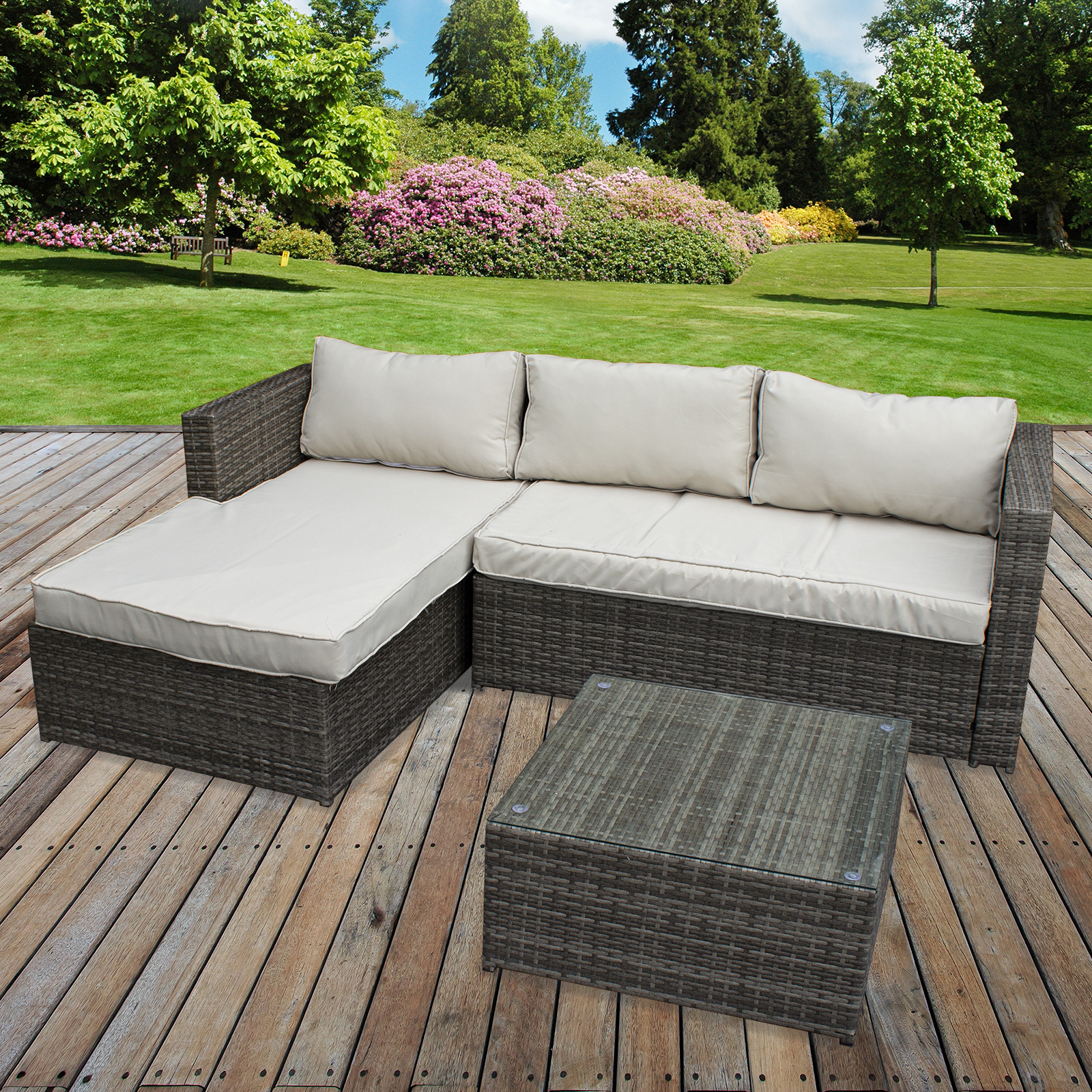 Details About Rattan Sofa Set Garden Corner L Shaped Outdoor Patio Furniture Seating Table Details About Rattan Sofa Set Garden Corner L Shaped Outdoor Patio Furniture Seating Table