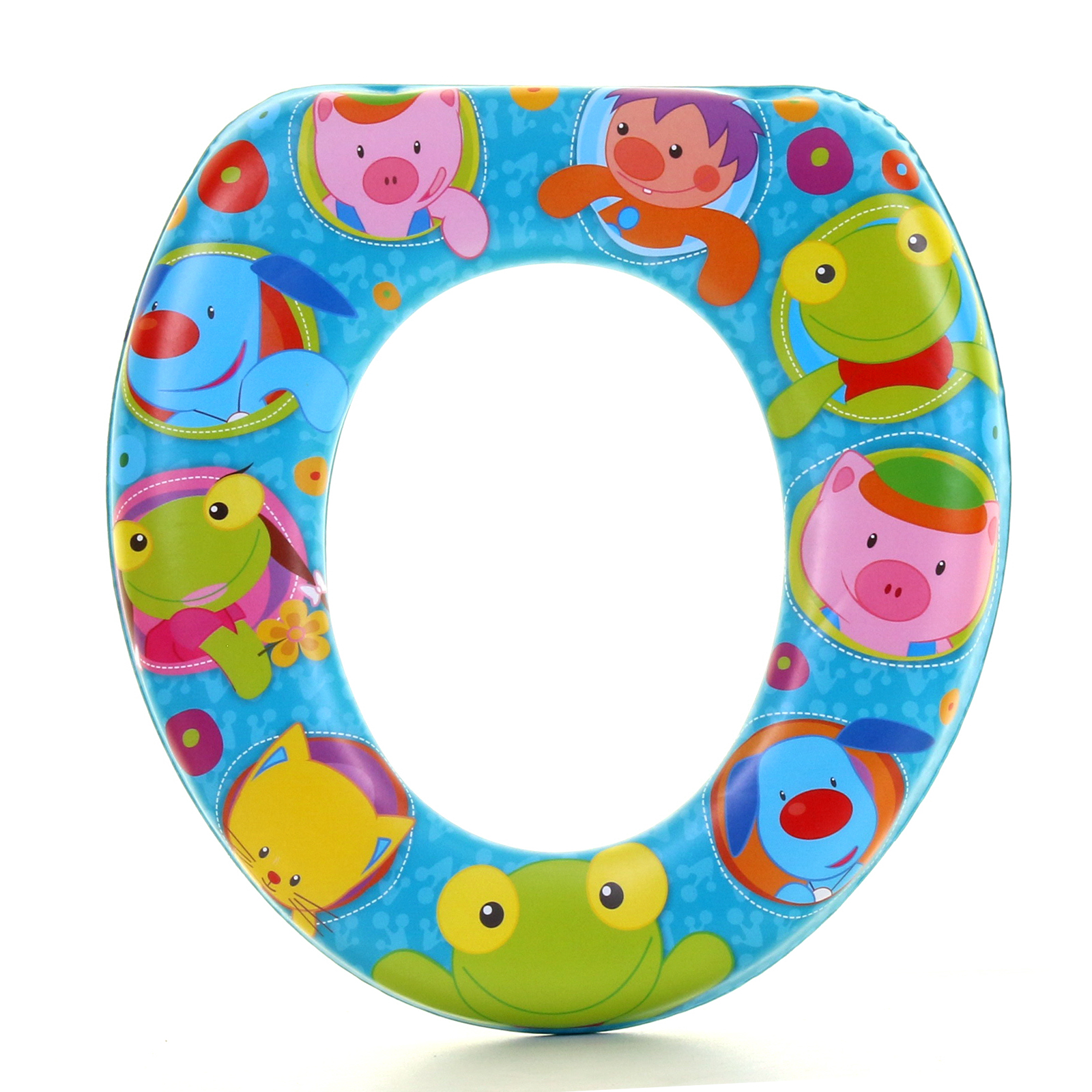 Marko Bathroom Potty Training Toilet Seat Thick Comfortable Foam Padded Baby Toddler Kids Child Bears