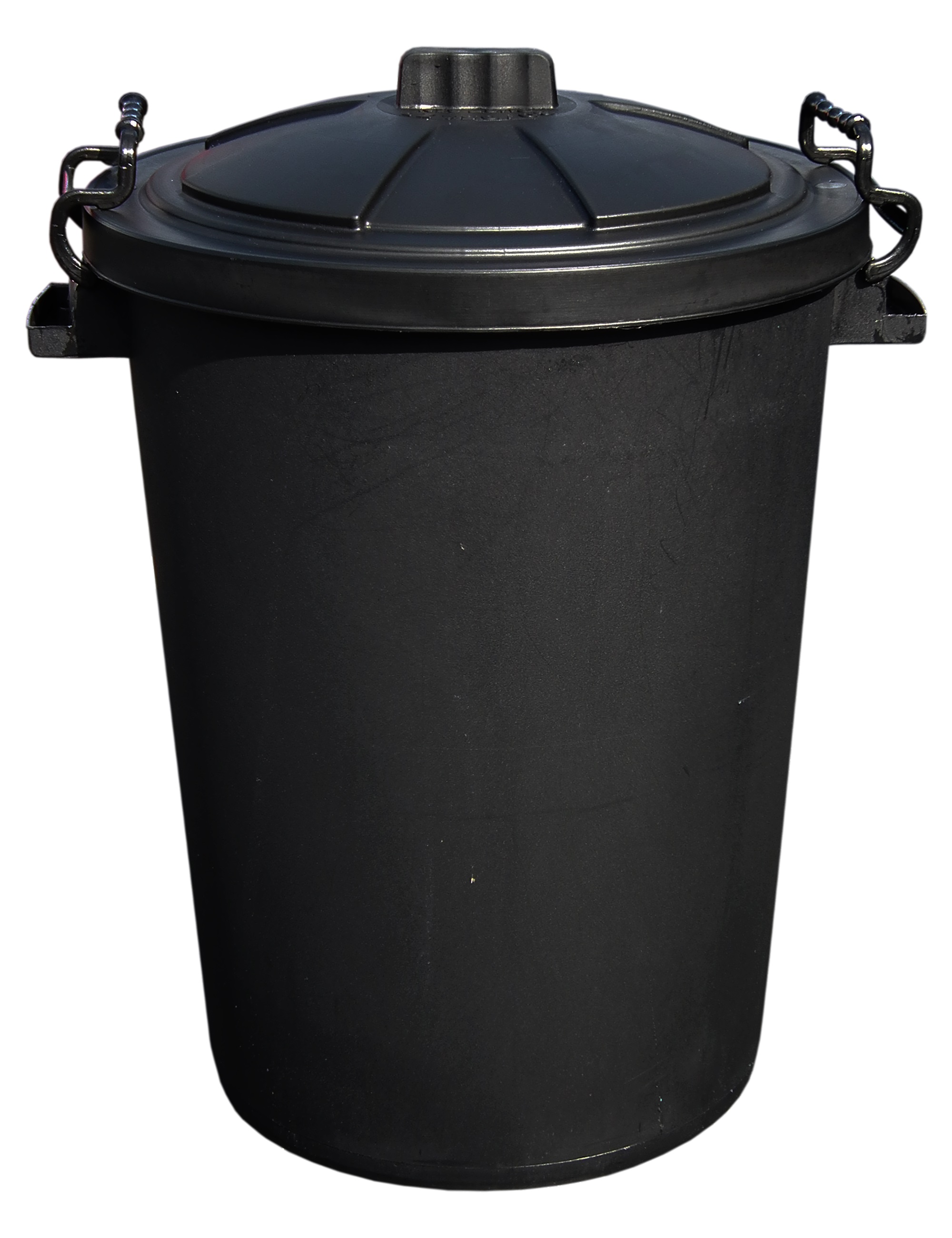 50l Outdoor Plastic Waste Bin Trash Can Rubbish Heavy Duty Coloured Uk