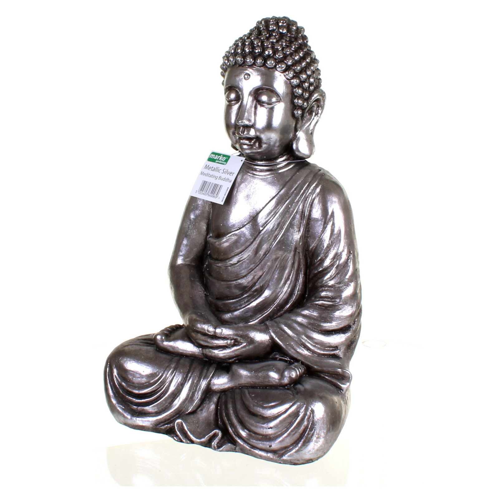 Large Sitting Buddha Figurine Indoor Outdoor Thai Statue Garden Sculpture Resin