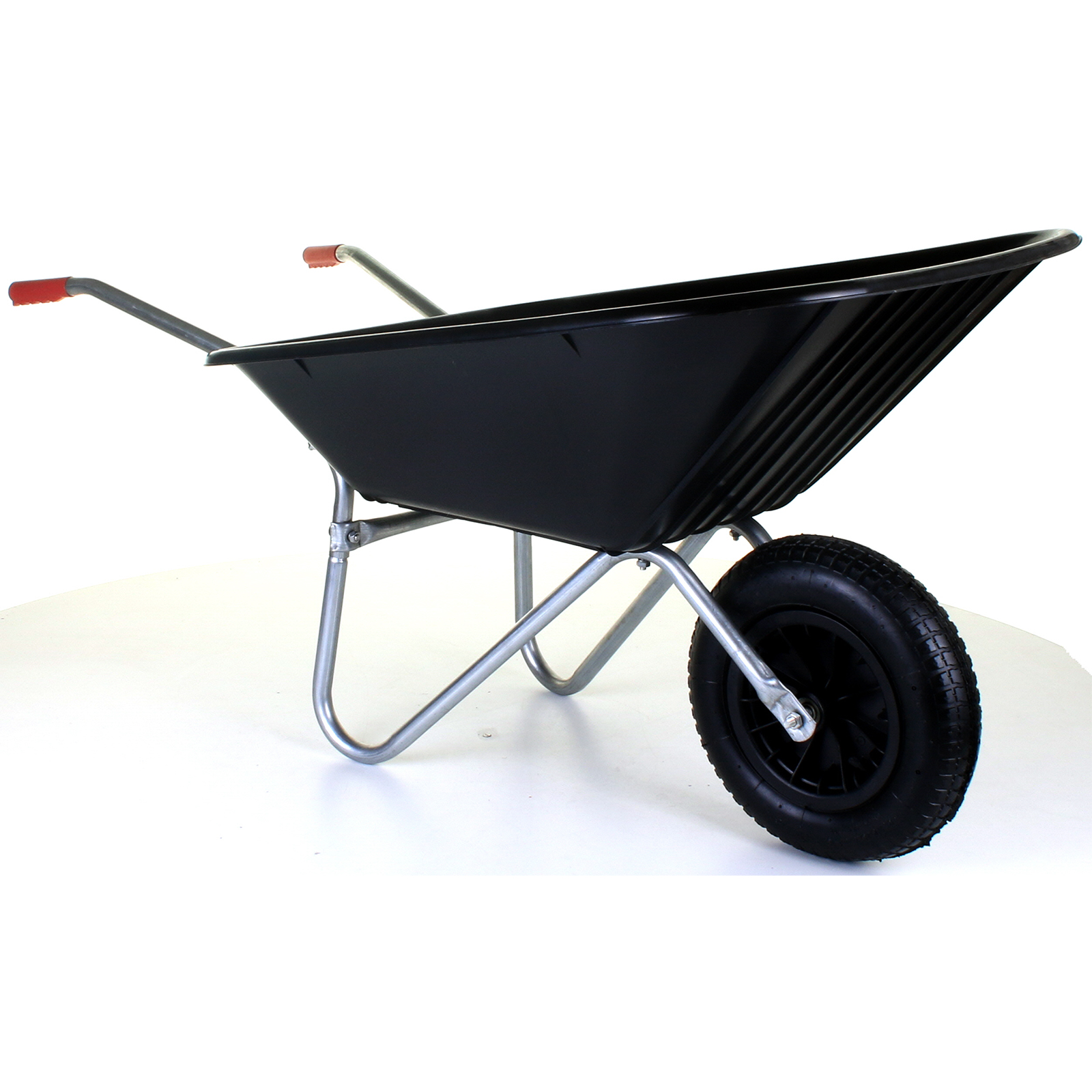 Heavy Duty Wheelbarrows Galvanised Plastic Metal Tyre Builders Garden ...