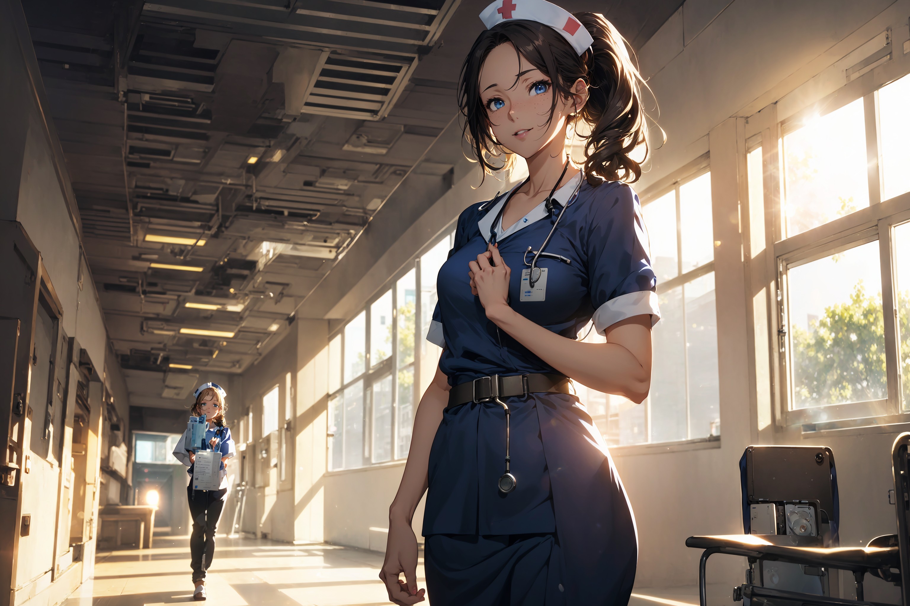 School Nurse Sakura Shimota — Tavern — Yodayo 