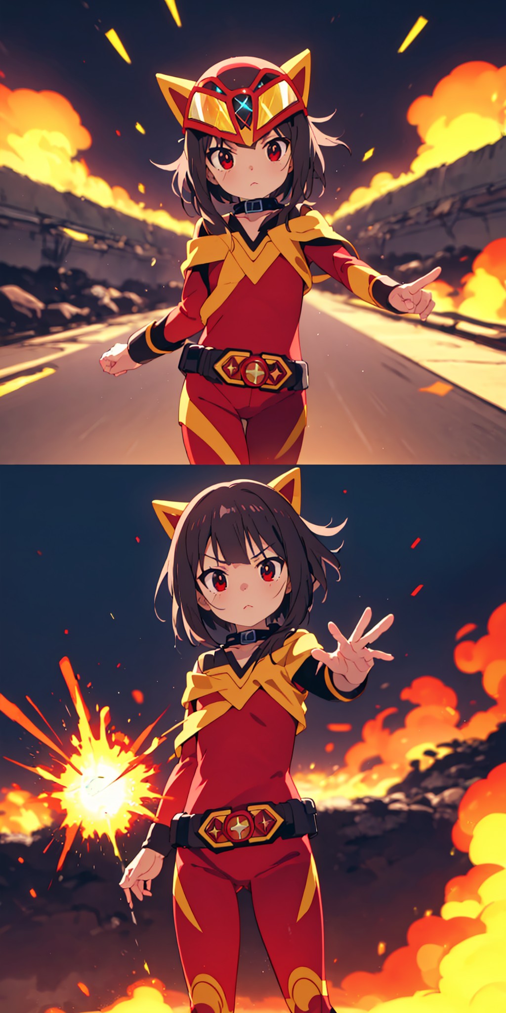 Best Girl Rangers: Red Explosion 💥 Megumin — Yodayo