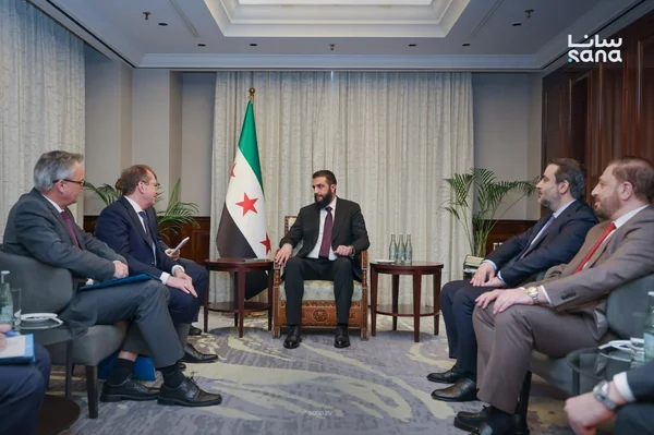 الرئيس الشرع يبحث مع وزير الداخلية الألماني تعزيز التعاون الأمني المشترك