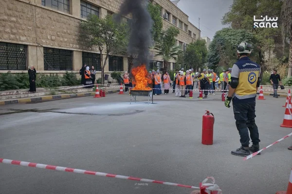 فعالية توعوية في جامعة حماة بمناسبة اليوم العالمي للكوارث