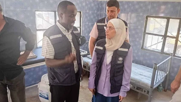 وفد دولي يتابع مستجدات الحالات الصحية بمدينة مصياف السورية