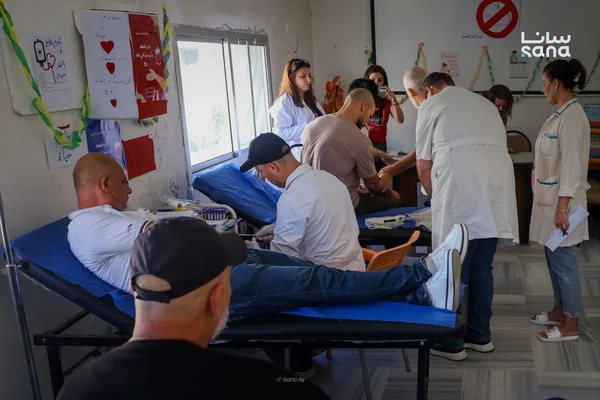 إطلاق حملة للتبرع بالدم في مركز الرمل الصحي بطرطوس