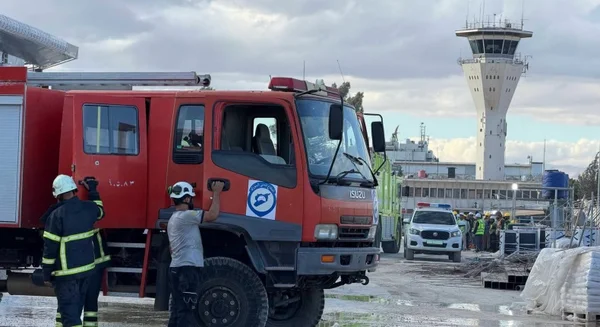 إخماد حريق محدود في صالة بمطار دمشق الدولي