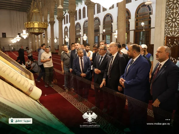 وفد تركي يزور دمشق لبحث احتياجات إعادة تأهيل المواقع المتضررة