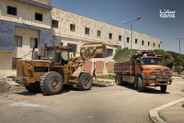 بدء أعمال ترميم وتأهيل مبنى التنمية الريفية في دير الزور