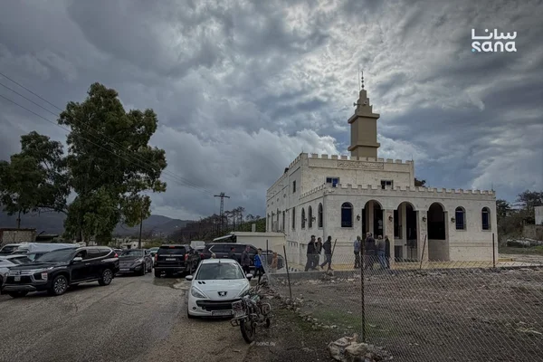 افتتاح مسجد قرية زنزف في اللاذقية بعد إعادة تأهيله