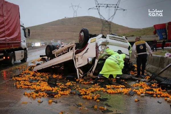 وفاة طفل وإصابة 39 آخرين في 13 حادث سير بسوريا خلال 24 ساعة
