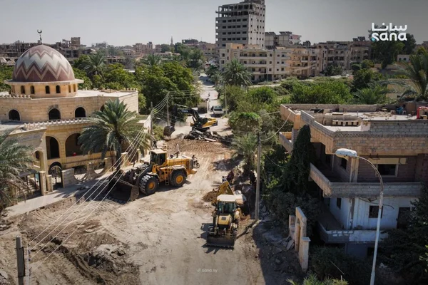 بدء أعمال تأهيل الطرقات الرئيسية ضمن مشروع نبض الدير