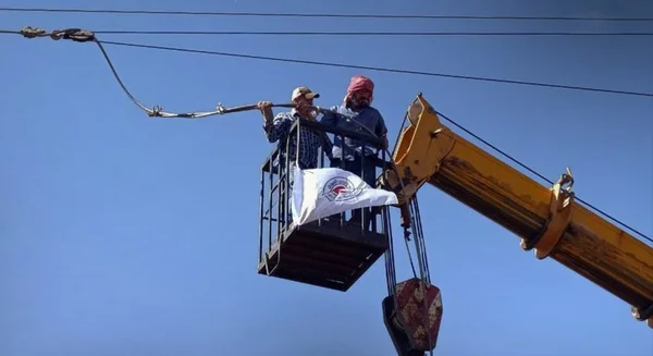 عودة التيار الكهربائي إلى مدينة شهبا بالسويداء بعد إصلاح الشبكة