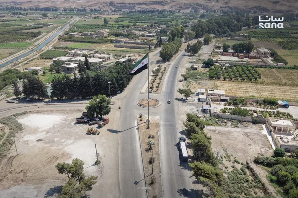 بدء أعمال تأهيل المدخل الجنوبي لمدينة الرقة الخدمي والجمالي
