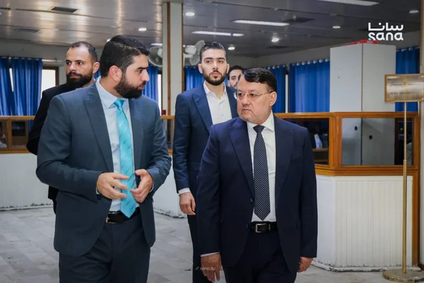 مستشار رئاسة الجمهورية يزور وكالة سانا في ذكرى انطلاقتها