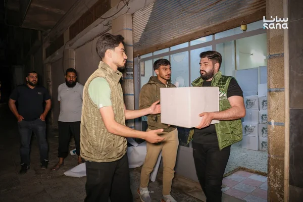 انطلاق قافلة مساعدات من حمص لدعم متضرري فيضانات الفرات