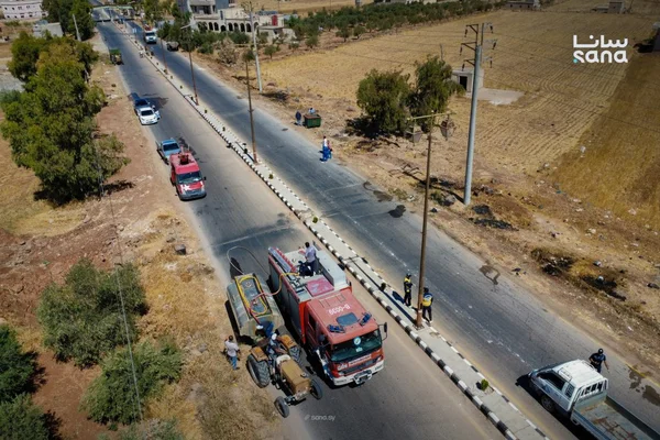 حملة خدمية شاملة لتحسين واقع النظافة في بصرى الشام