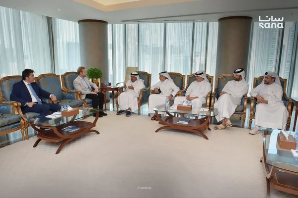 مباحثات سورية قطرية لتعزيز التعاون الاقتصادي وفرص الاستثمار المشترك
