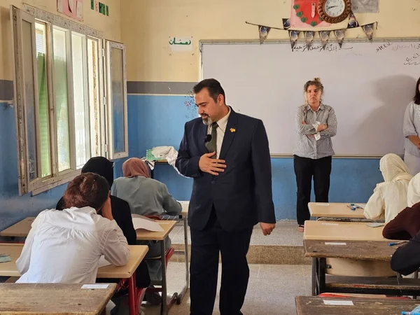 اختتام امتحانات الثانوية العامة بفرعها العلمي في مدينة عفرين