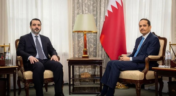 وزير الخارجية السوري أسعد الشيباني يبحث تعزيز العلاقات مع لبنان