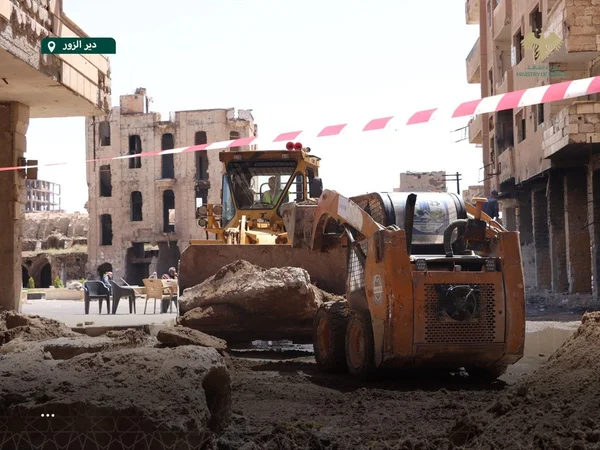 إطلاق مشروع تأهيل شبكات المياه والصرف الصحي والأسواق الأثرية في دير الزور