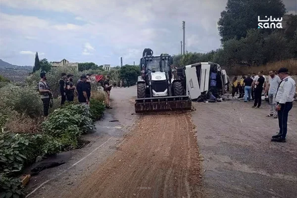 إصابة 42 شخصاً جراء حوادث سير متفرقة في سوريا