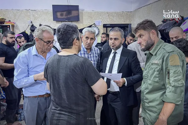 المحامي العام في إدلب يتفقد أوضاع السجناء بالسجن المركزي