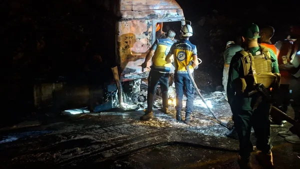 مصرع 4 أشخاص بحادث سير مروع على طريق حمص-طرطوس