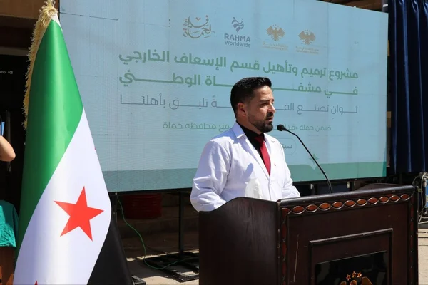 بدء أعمال تأهيل قسم الإسعاف في مستشفى حماة الوطني