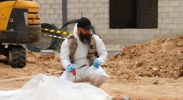 العثور على رفات بشرية خلال أعمال حفر في المزة بدمشق