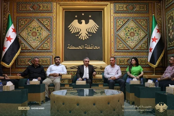 محافظ الحسكة يبحث آليات تسويق محصول القمح للموسم الحالي