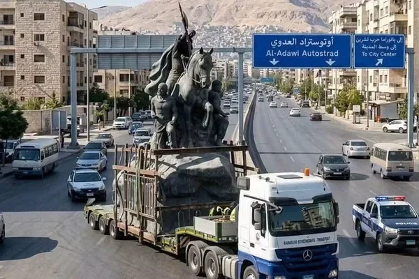 إبعاد نصب صلاح الدين عن قلعة دمشق يثير جدلاً واسعاً