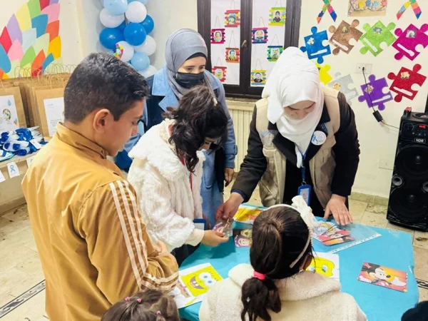 احتفال باليوم العالمي للتوحد في الحسكة بدعم من جمعيات خيرية وطبية