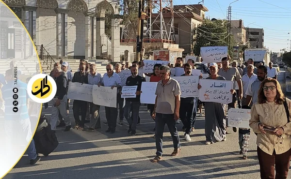 استمرار احتجاجات مدينة القامشلي رفضاً لرفع أسعار المحروقات